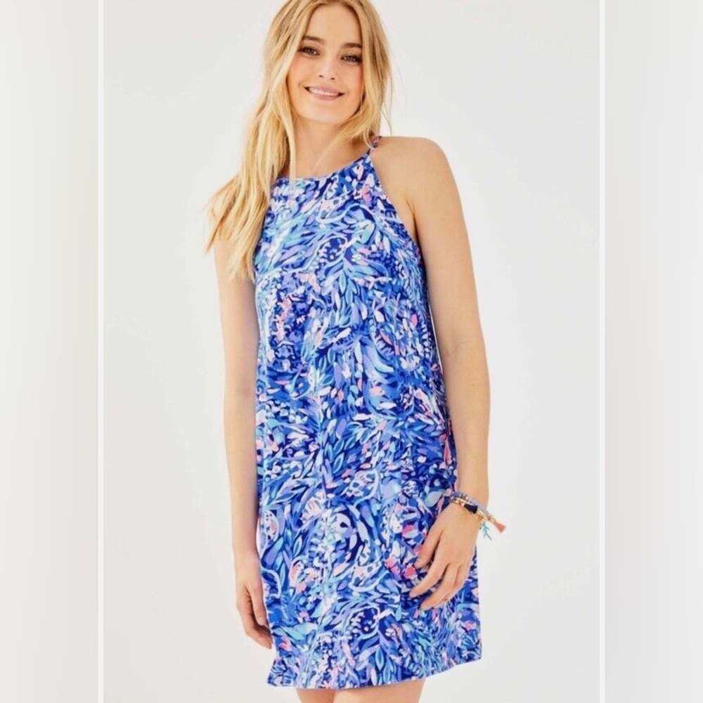Lilly Pulitzer Margot Swing dress in Party Wave NWOT